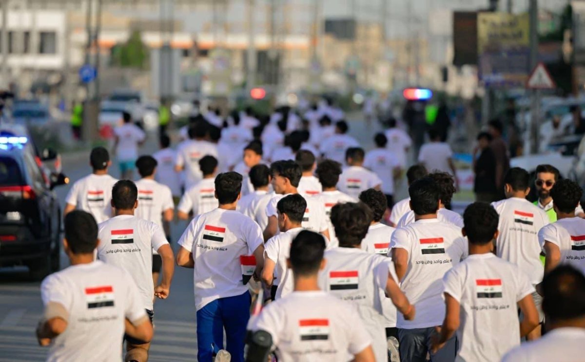 ذي قار تحتفي بالعيد الوطني بإقامة ماراثون الناصرية الرياضي